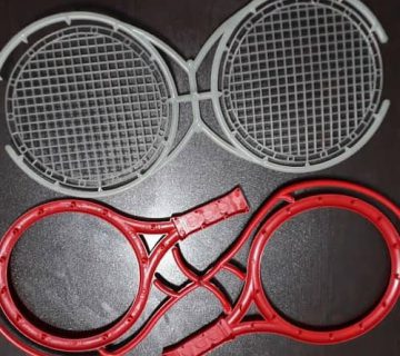 قالب راکت تنیس اسباب بازی